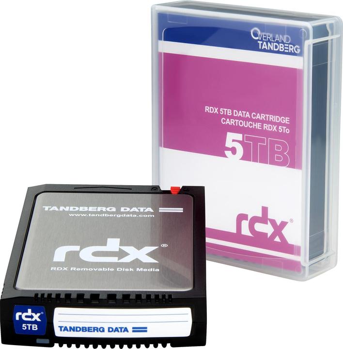 Actual product image Tandberg Data RDX Medium (RDX (HDD), 5000 GB)
