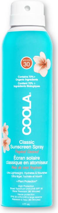 Produktbild Coola Suncare Classic Spray Tropical Coconut (Sonnenspray, SPF 30, 177 ml, 177 g)