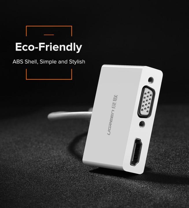 Produktbild Ugreen USB-C zu HDMI + VGA Adapter (USB Typ-C, 3 cm)