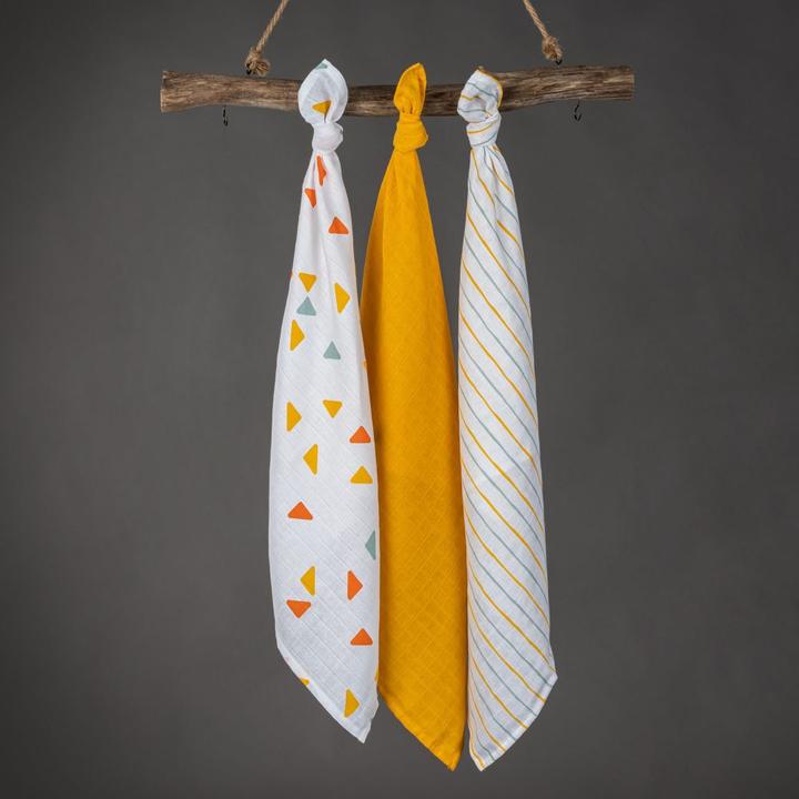 Produktbild La Loona LaLoona Mullwindeln & Mulltücher Mullwindeln / Mulltücher / Spucktücher OEKO-TEX® 3er (70 cm, 70 cm)