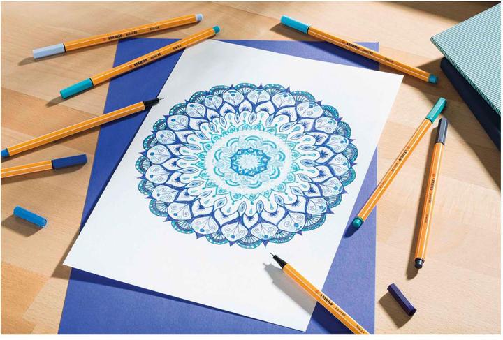 Immagine prodotto STABILO punto 88 Fineliner (Multicolore, 10 x)