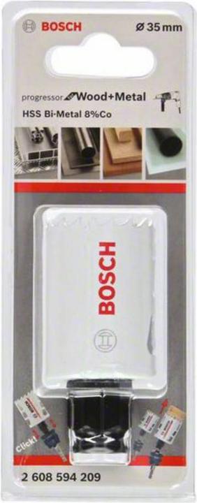 Immagine prodotto Bosch Professional Zubehör Sega a tazza Progressor per legno e metallo, 35 mm (35 mm)