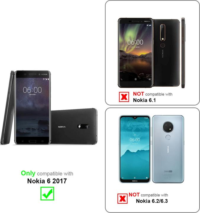 Productafbeelding Cadorabo Flip als onzichtbaar deksel (Nokia 6)
