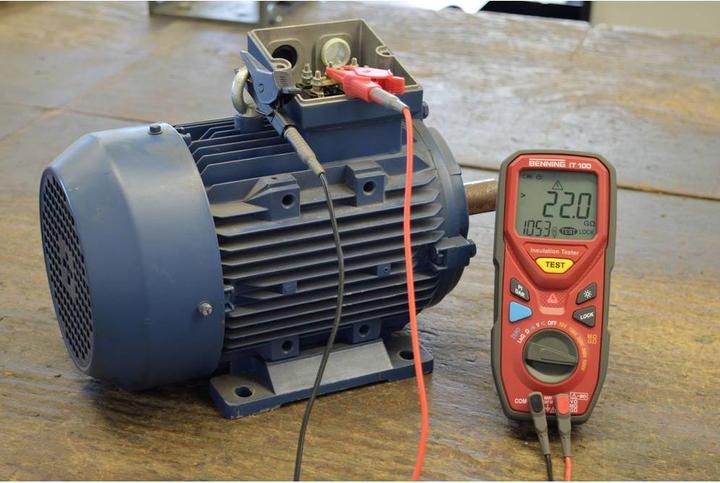 Produktbild Benning IT 100 Isolationsmessgerät 50 V, 100 V, 250 V, 500 V, 1000 V 20 G? (CAT IV 600V)