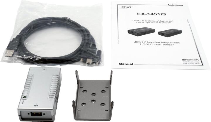 Image du produit Exsys Adaptateur d'isolation USB 2.0 (USB 2.0)