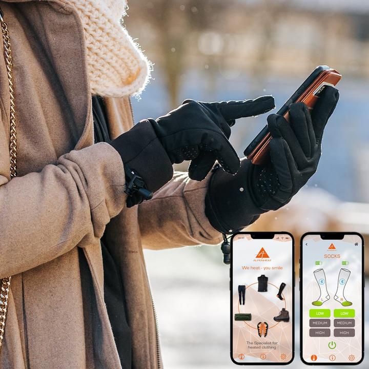 Produktbild Alpenheat FireWoolSocks beheizte Socken (APP) (M)
