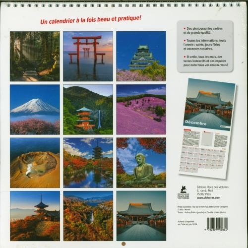 Produktbild Paysages du Japon : calendrier 2025 (Harter Einband, Französisch)