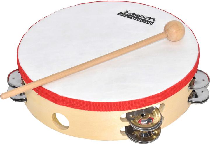 Actual product image Tambourine with mallet