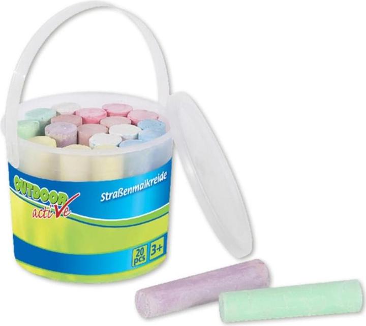 Image du produit Vedes Craie de rue en seau (Multicolore, 20 x)