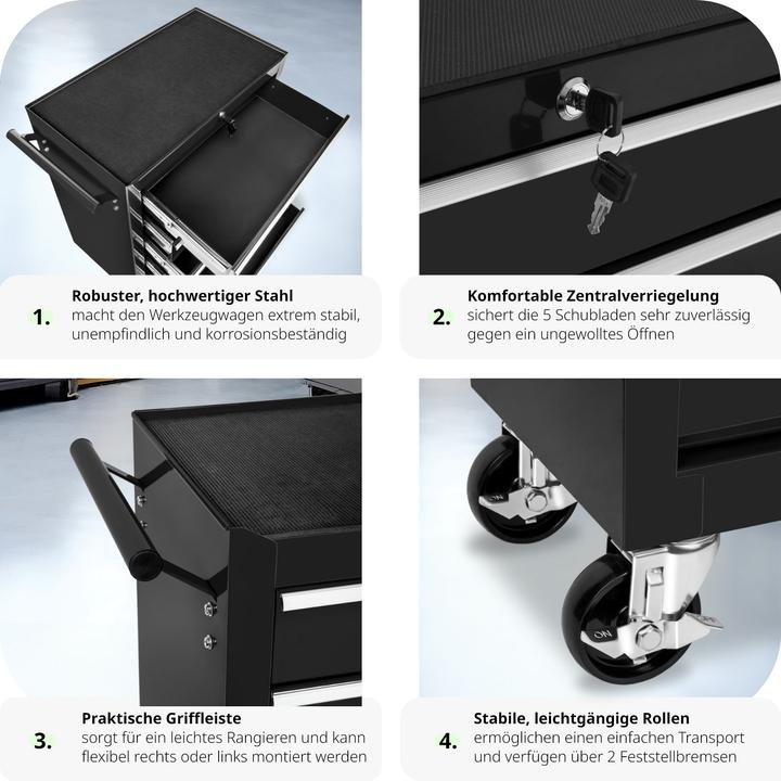 Actual product image tectake Tool trolley (1 x)