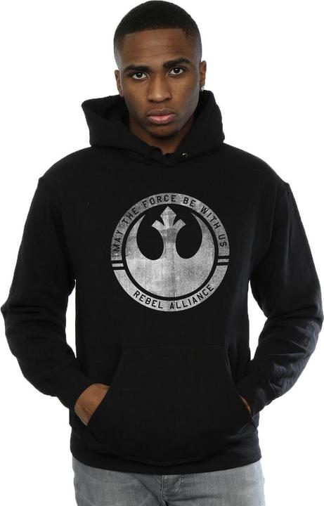 Immagine prodotto Star Wars Rogue One May The Force Be With Us Felpa con Cappuccio Uomo (S)