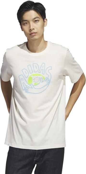 Actual product image adidas Mens Change Through Graphic Sports T-Shirt (S)