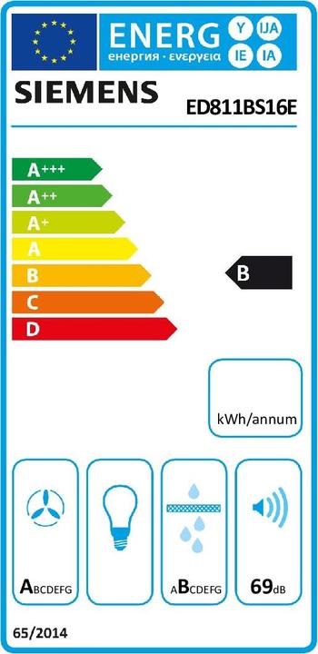 Energy Label Siemens SIEM induction hob
