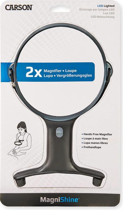 Produktbild Carson Optical HF-66 MagniFree Freihandlupe mit LED-Beleuchtung