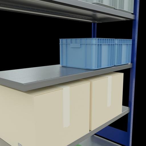 Produktbild Schulte Lagertechnik Stecksystem Anbauregal MULTIplus250 mit Längenriegel