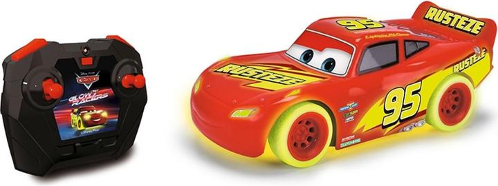 Actual product image Dickie Glow Racers Light McQueen