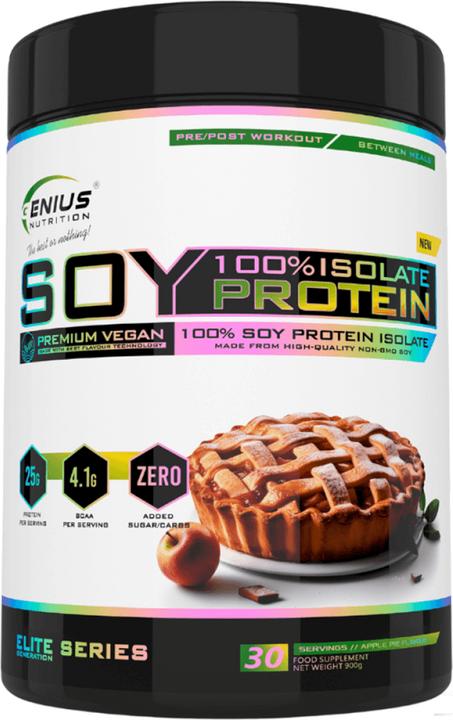 Actual product image Genius Nutrition 100% Soy Protein Isolate (Apple Pie, 1 pcs., 900 g)