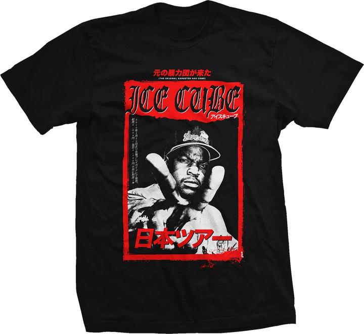 Immagine prodotto Ice Cube Kanji Peace Sign Maglietta Adulto Unisex (XXL)