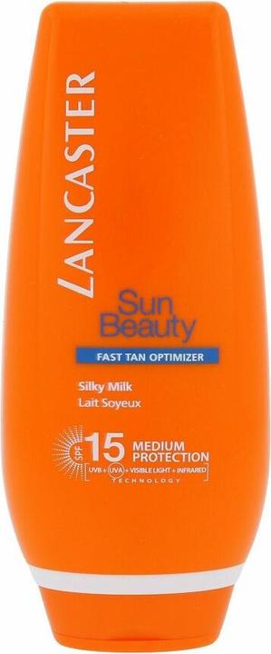 Produktbild Lancaster Sun Beauty - Body Milk Fast Tan Optimizer (Sonnencreme, SPF 15, 125 ml)