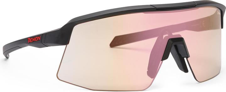 Matt Black Red-Red Gold Mirror