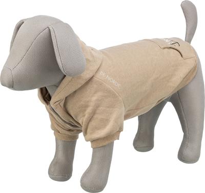 Actual product image Trixie Be Nordic Hondentrui Hoodie Flensburg Zand - 55 Cm (L, Dog jumper)