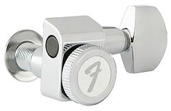 Image du produit Fender All Short Locking Tuners Chrome stem mechanieken voor gitaar (set van 6)