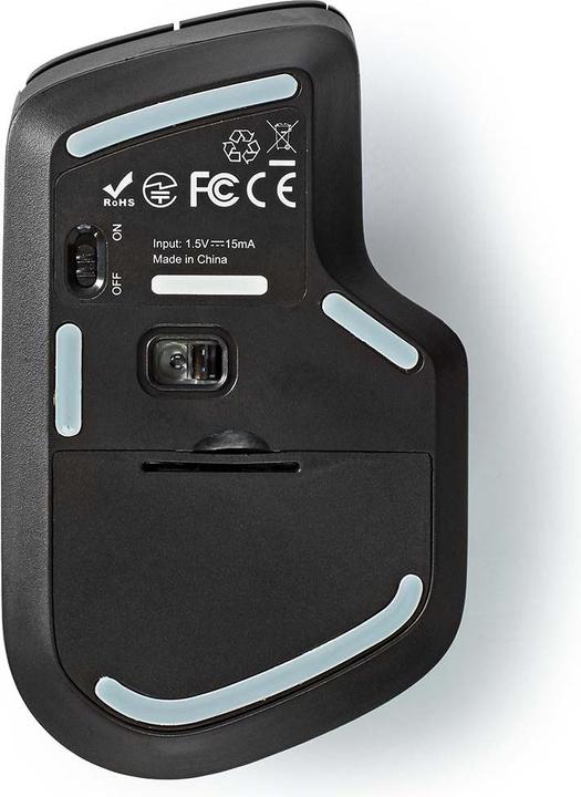 Actual product image Nedis Mouse | Wireless | 800 / 1200 / 1600 dpi | Adjustable DPI | Number of buttons: 6 | Right-handed (Wireless)