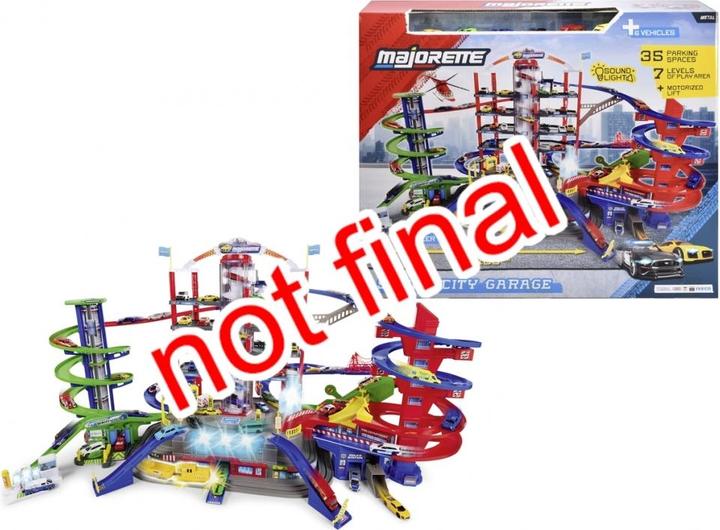 Productafbeelding Majorette Super City Garage + 6 voertuigen