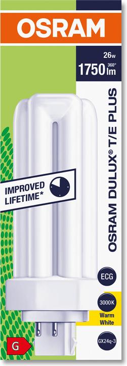 Produktbild Osram Dulux (GX24q-3, 26 W, 1800 lm, 1 x, G)