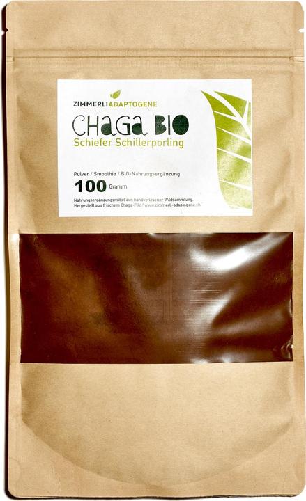 Immagine prodotto Zimmerli Adaptogene Polvere di Chaga (BIO) (1 Pezzo/i, Polvere, 100 g)