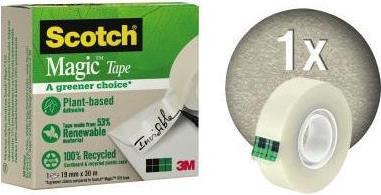 Actual product image Scotch Magic adhesive tape Greener Choice (19 mm)