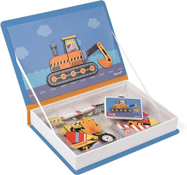 Actual product image Janod Magnet book (German)