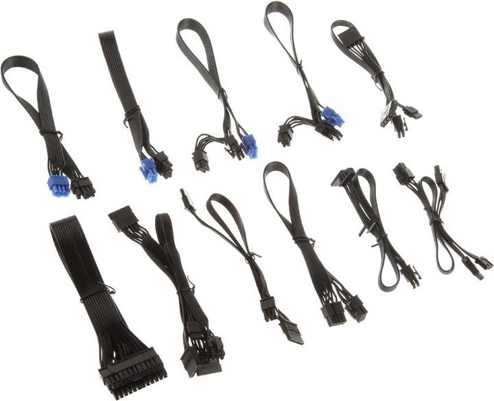 Produktbild Silverstone kurzes Netzteil-Kabelset für Strider, flachband