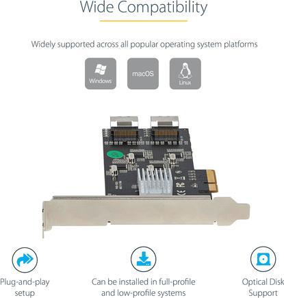 Produktbild StarTech .com SATA PCIe Controller 8 Port