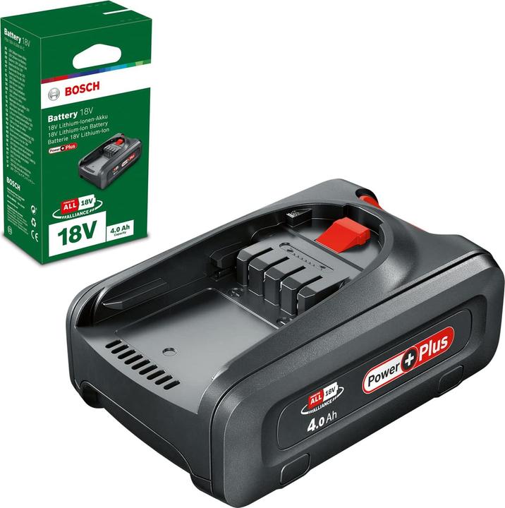 Actual product image Bosch Home & Garden Battery pack PBA 18V PowerPlus (1x4.0Ah) (18 V)