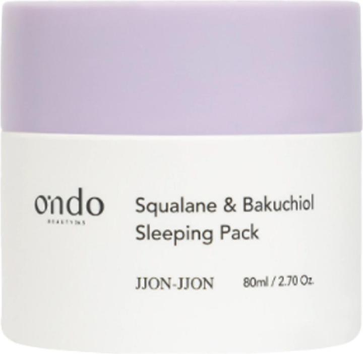Ondo squalane & bakuchiol sleeping pack jjon-jjon (80 ml)