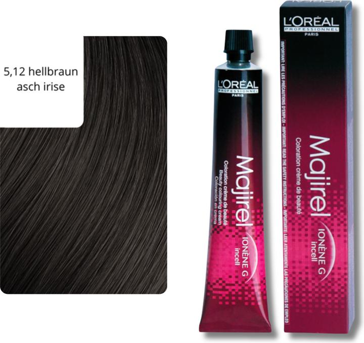 Actual product image L'Oréal Professionnel Majirel (5.12 light brown ash irise)