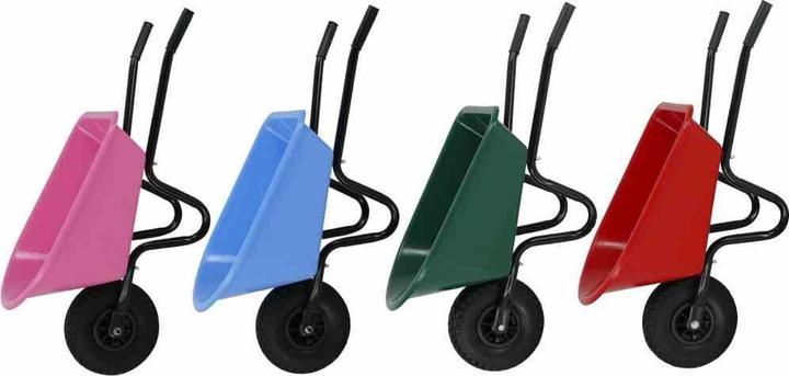 Actual product image FORT Children's wheelbarrow 20 l pink mounted with PU wheel