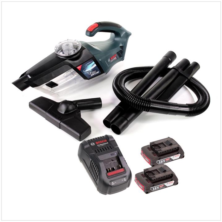 Produktbild Bosch Professional Bosch GAS 18V-1 Akku Staubsauger Handsauger + 2x Akku 2,0Ah + Ladegerät