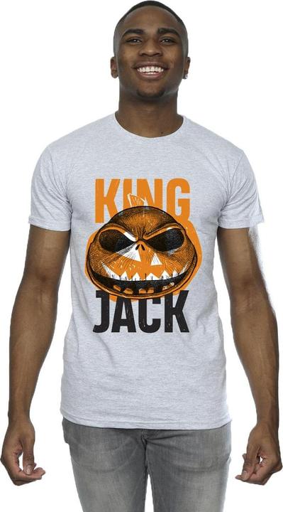 Actual product image Disney Mens The Nightmare Before Christmas King Jack T-Shirt (XL)