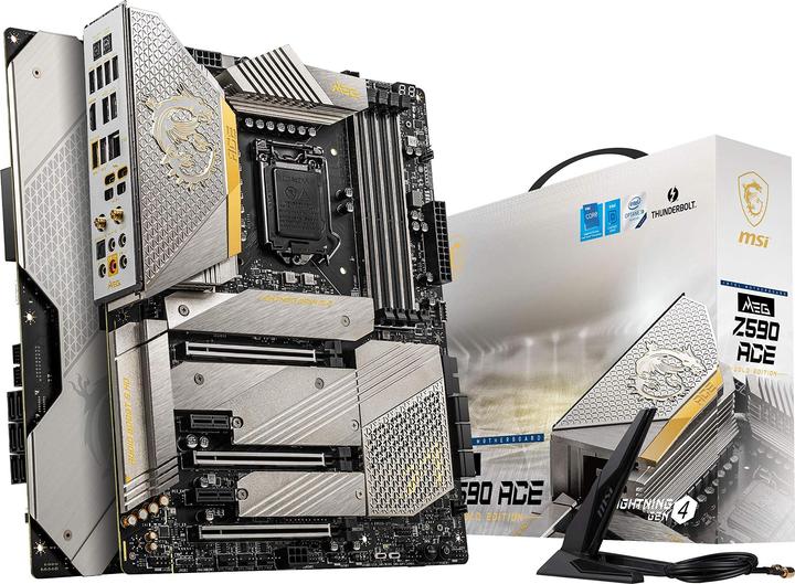 Actual product image MSI MEG Z590 Ace Gold Edition (LGA 1200, Intel Z590, ATX)