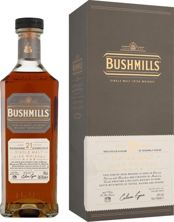 Produktbild Bushmills 21 Y.O. Madeira Finish (Irish Whiskey)