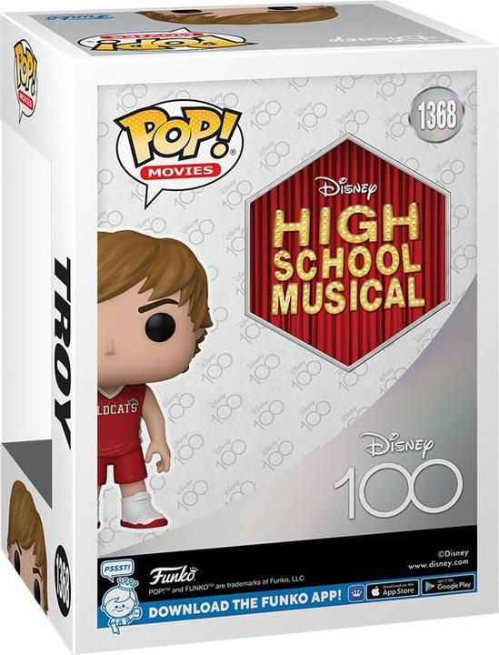 Actual product image Funko High School Musical POP! Movies Vinyl figurine Troy 9 cm