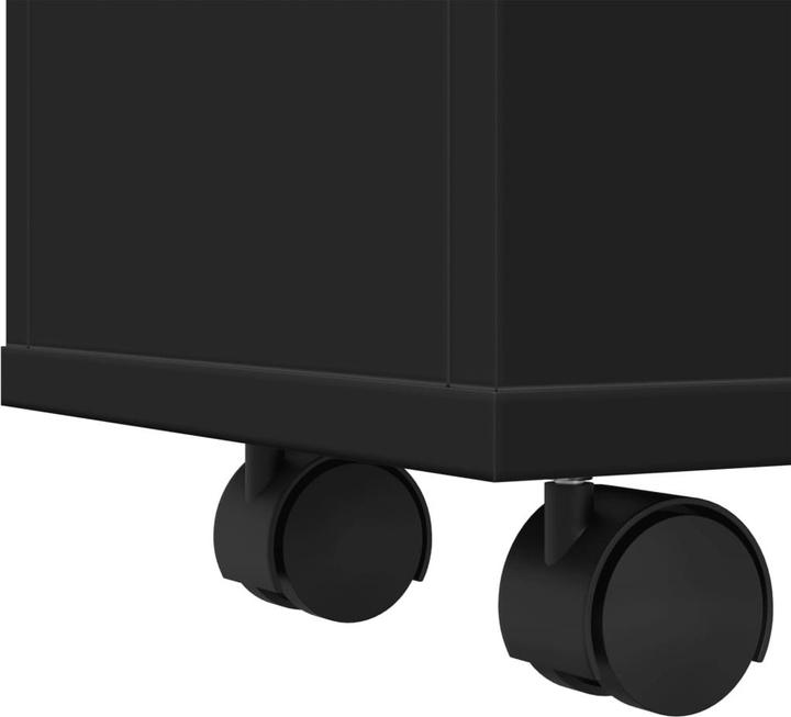 Actual product image VidaXL Narrow bathroom cabinet with castors