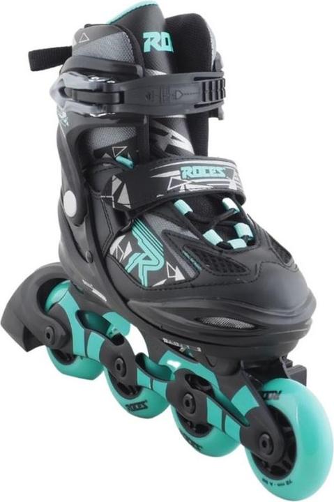 Productafbeelding Roces Schaatsen Moody Girl Tif zwart-grijs-turquoise sp. 400856 03 (30-35) (30, 31, 32, 33, 34, 35)