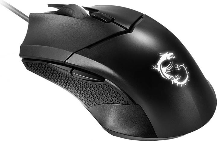 Image du produit MSI Clutch DM07 Optical, Black, Gaming Mouse, 1000 Hz (Filaire)
