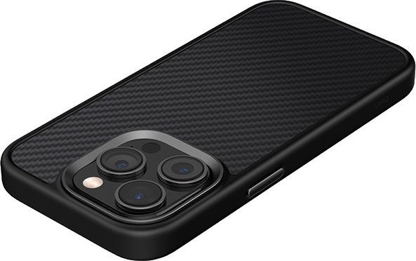 Image du produit Uniq étui Keva iPhone 15 Pro Max 6.7" Magclick Charging czarny/carbon black (Apple iPhone 15 Pro Max)