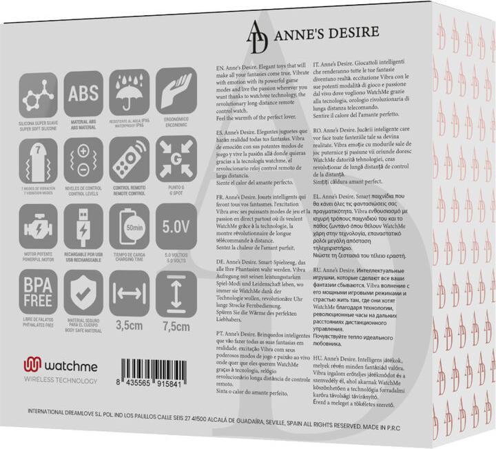 Image du produit Anne's Desire OEuf vibrant Watchme "Desire