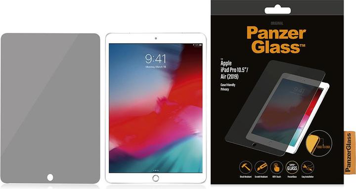 PanzerGlass Privacy Filter (1 Stück, iPad Air 2019 (3. Gen), iPad Pro 10.5 2017 (1. Gen))