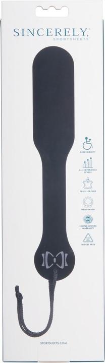 Actual product image Sportsheets Sincerely Bow Tie Acrylic Paddle (13.50 cm)
